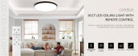 Lámpara De Techo LED Regulable Para Cocina Baño Sala De Estar Dormitorio Iluminación Contemporánea 220V Panel Luminaire Self-Contained - details 0
