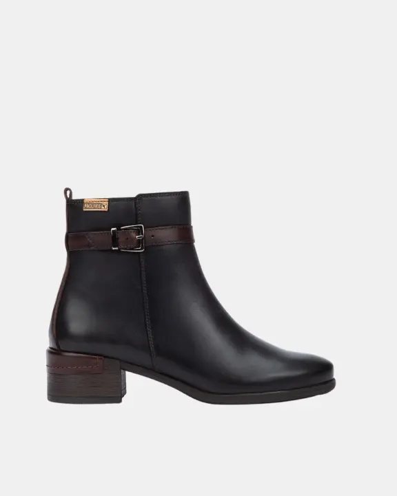 PIKOLINOS MALAGA W6W 8622C1 Botines Cowboy Bajos Mujer Negro - 1