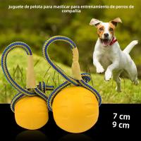 Bola De Goma Para Perros 7/9cm Juguete Interactivo Para Entrenamiento Y Juego Resistente Al Masticar Juguetes Para Atrapar Para Cachorros Y Perros Pequeños Y Medianos - details 0