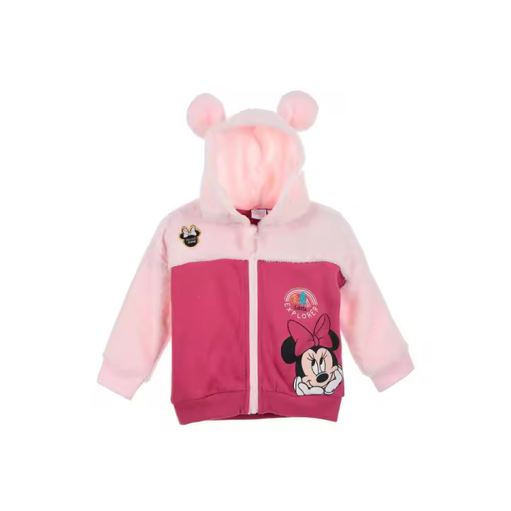 Cerdá Chaqueta Chándal Rosa y Fucsia Minnie Mouse Disney - Tallas Diferentes - 1