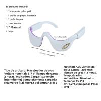 Masajeador De Ojos EMS Micro Corriente Pulso Calor Comprimido Vibration Elimina Arrugas Y Cicatrices Sombra Oscuro Tensión Piel - details 1