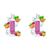 2 UNIDADES NANAMI LUBRICANTE BASE DE AGUA SABOR FRUTA DE LA PASION 150 ML - details 0