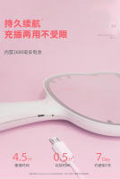 Espejo De Mano Portátil Con LED Sanrio Hello Kitty Kawaii Espejo De Maquillaje Para El Hogar Recargable Regalo Para Adultos Y Adolescentes - details 6