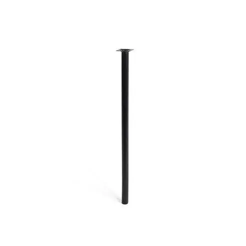 BUREI Pata Cilíndrica de Acero Negro Modelo 401G ø3x70cm - Herrajes para Muebles - 1