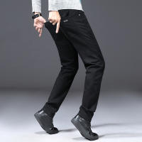 Nuevos Jeans Clásicos Para Hombre Primavera Otoño Moda Negocios Pantalones Vaqueros Rectos Estirados Azul Cómodos De Medio Cinturón - details 57