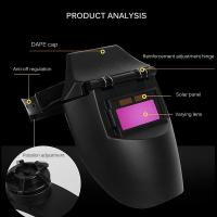 Máscara de Soldadura, helmet de Soldadura solar montado en la cabeza, ajuste Automático del oscurecimiento del helmet, sensor de Alta sensibilidad, Energía Solar - details 2