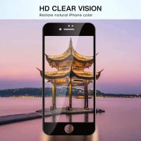Protector De Pantalla De Vidrio Templado Completo Para iPhone 7 8 6 6s plus SE 2020 SE 2022 5 Piezas Fondo Transparente HD - details 5
