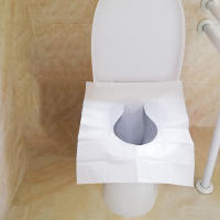 Cubierta De Asiento De Inodoro Desechable Tamaño Grande Adhesivo Soluble En Agua Portátil Para Viajes Y Hoteles Papel Higiénico Para Niños Grueso - details 2