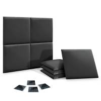 DHOME Juego de Paneles Tapizados de Terciopelo Premium Pack Autoadhesivos para Pared Acústicos Absorbentes Protección Tercera Gama de Colores - details 1