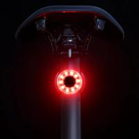 Luz Trasera De Bicicleta ANTUSI Recargable Por USB Impermeable Con Sensor Inteligente Aluminio 7 Colores Accesorios De Bicicleta Q1 - details 1