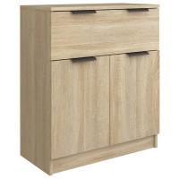 vidaXL Aparador de madera contrachapada 60x30x70 cm Mueble de Almacenaje de Salón, Buffet para salón, Armario Auxiliar, Armario de Almacenamiento - details 0