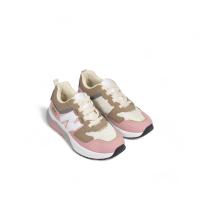 HLuna Zapatillas de colorines Sneakers mujer n-01 combinados de rosa marrón blanco beige y gris - details 4
