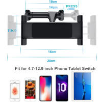 Soporte De Tableta Para Coche Universal Para Teléfonos Móviles Y Tablets De 4.7-13 Pulgadas Montaje En Respaldo De Asiento Accesorios Para Coche Compatible Con iPad pro 12.9'' - details 1