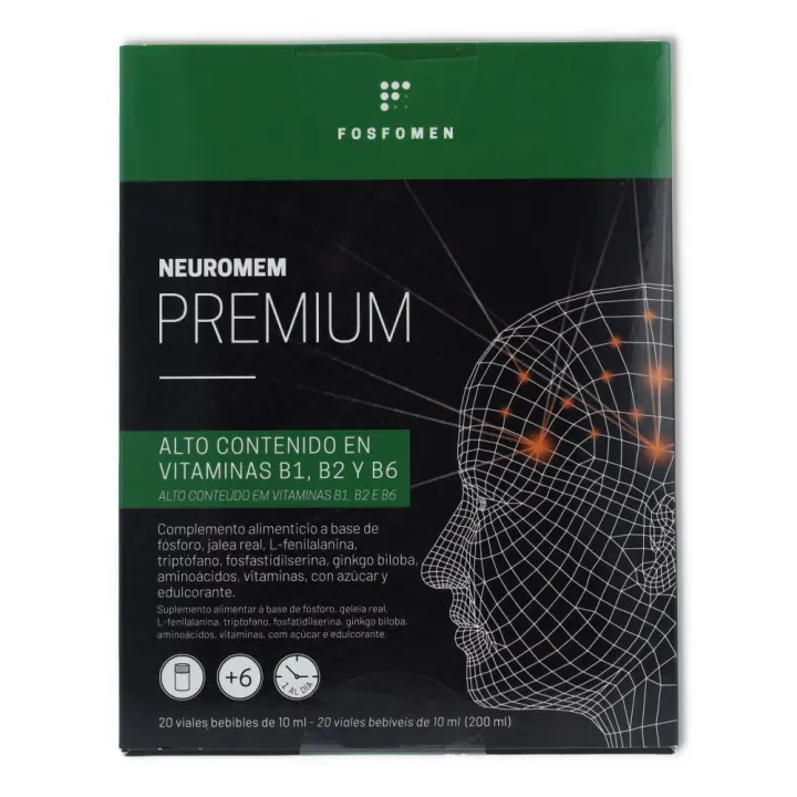 Herbora Fosfomen Neuromen Premium 20 ampollas - 1