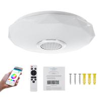 Led iling Luces Altavoz Bluetooth 36W, Dible color musical RGB iling lámpara with remote control/APP, waterproof para dormitory Room de estar habitación de los Niños (JZV) (i4l) (ZFW) - details 3
