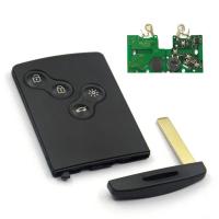 Kgreat 5pcs Tarjeta De Llave Inalámbrica Inteligente Con 4 Botones 433MHz PCF7952 Chip Para Renault Megane 3 Megane III - details 2