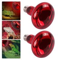 Lámpara Calefactora para Reptiles 100w, 2 Piezas Bombillas Calefactoras para Reptiles, Soporte para Lámpara Infrarroja, Lámpara Calefactora E27, Lámpara Infrarroja para Polluelos para Reptiles Tortugas Serpientes Anfibios - details 0
