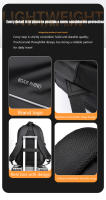 Mochila Para Hombre Mochila De Viaje Casual Impermeable De Gran Capacidad Con Computadora Bolsa De Estudiante De Colegio Marca Trendy - details 4