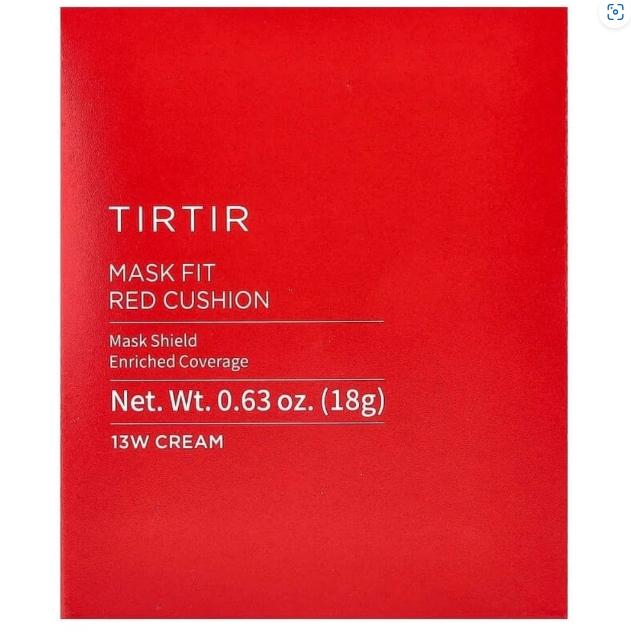 TIRTIR Mini Mask Fit Red Cushion 13W Cream y 24W Soft Beige – Base Cushion Coreana de Alta Cobertura SPF40 PA++ 4.5… — oferta en Miravia