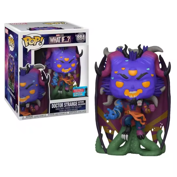 FUNKO POP! WHAT IF…? - DR.STRANGE SUPREME EXCLUSIVO, 55529, Nº884, TIENDA CON LICENCIA OFICIAL - 1