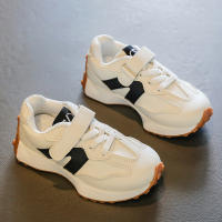 Zapatos Para Niños Y Niñas Suela De Goma Transpirables De Cuero PU Tenis Planos Para Bebés En Colores Rosa/Negro/Ceniza Tallas 21-36 - details 10
