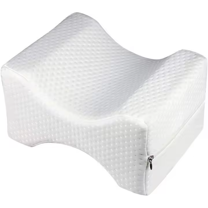 ARISE SHOP-Almohada ortopedica viscoelastica, Almohada con Funda Extraíble y Lavable para Rodilla contra Dolor de Ciática, Espalda, Pierna, Cadera, Embarazo y Calambres Laterales - 1