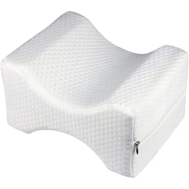 ARISE SHOP-Almohada ortopedica viscoelastica, Almohada con Funda Extraíble y Lavable para Rodilla contra Dolor de Ciática, Espalda, Pierna, Cadera, Embarazo y Calambres Laterales - 1