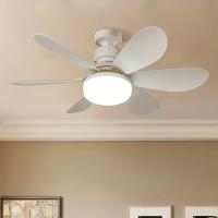 Ventilador De Techo Moderno Con Luz Y Control Remoto Combina Ventilador Y Luz LED Dimmable Para Decoración Interior Incluye Bombilla - details 0
