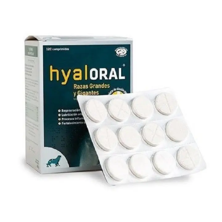 Pharmadiet Hyaloral Perros Razas Grandes pack 120 comprimidos - 1