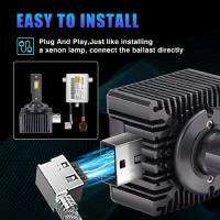 HAOSJ D1S D3S LED Faros Láser 45000Lm D4S D5S D2S D8S Bombillas Automóviles Canbus CSP 110W D1R D2R D3R D4R Lámpara De Coche Xenon HID 1:1 - details 1