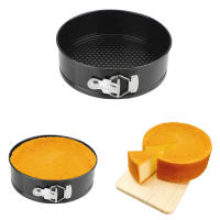 Pan De Pastel Redondo Antideslizante Molde De Hornear Ecológico Fundido En Metal Con Fondo Desmontable Para Hornear Y Cocinar - details 13