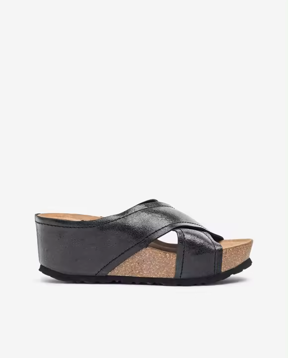 YOKONO Sandalia de cuña BARI-257 negro - 1
