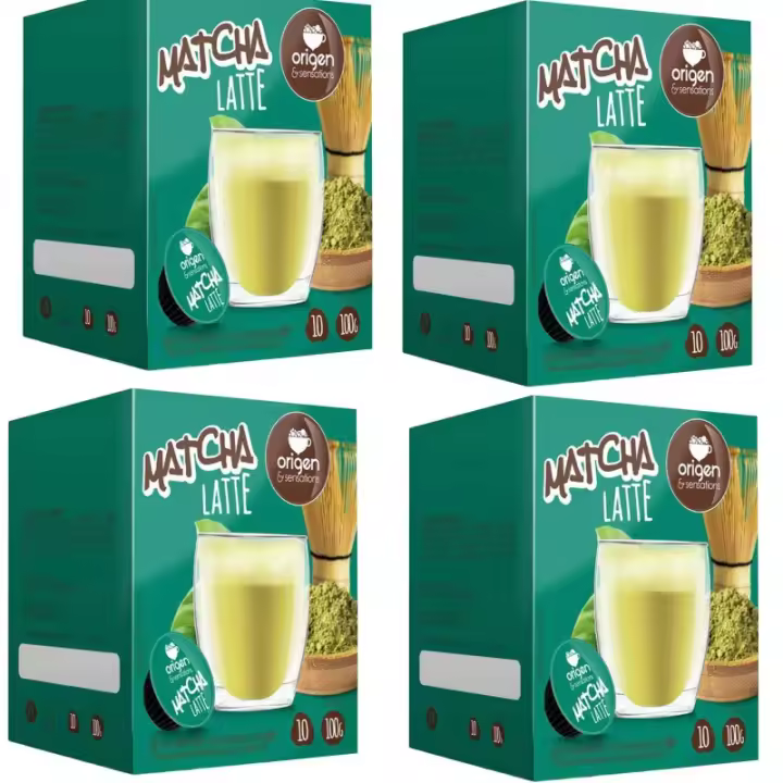 4 cajas de Matcha Latte 10 cápsulas Origen & Sensations compatibles Dolce Gusto. 8435336216375 - 1