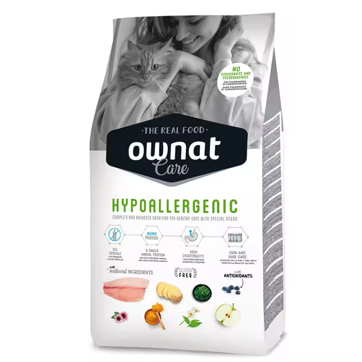 Ownat Care Pienso Hypoallergenic para Gatos 1.5 Kg - 1
