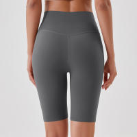 Shorts De Yoga Para Mujer Cintura Alta Transpirables Suaves Y Tensos Leggings De Gimnasio Cortos De Ciclismo Deportivos - details 110