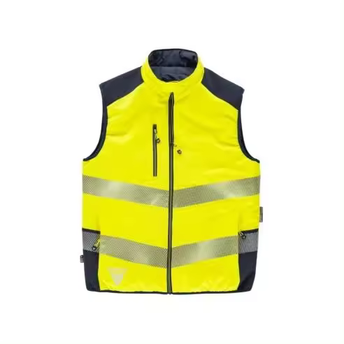 Chaleco Reversible y Acolchado Alta Visibilidad y Cintas Discontinuas - 1