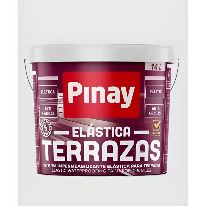 Pintura Impermeabilizante Elástica Terrazas con Fibra de Vidrio Incorporada -PINAY - 1