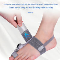 Corrector De Bunion Unisex Corregidor De Pie Rotativo Ajustable Para Alivio Del Dolor De Tobillo Y Dedos Material Composite Grey - details 4