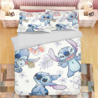 Juego De Cubierta De Edredón Lilo & Stitch 3D Impreso Para Niños Y Niñas 3pcs (No Incluye Relleno) Dormitorio Anime Cartoon - details 1