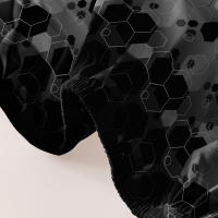 Sábana Ajustada Moderna Y Simple De Geometría Imprimida Mate Sin Almohadillas Cobertor De Cama Para Dormitorio Material Poliéster 100% - details 5