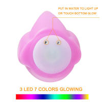 Juguetes de baño para bebés con luz intermitente y cambio de color flashing Dinosaurio inflable para niños Regalos de Navidad para niños normales productos con batería - details 5