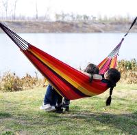 LILI HOME Hamaca de Tela 150x185 cm | Ideal para Adultos Perfecta para colgar entre árboles en el jardín, playa, camping o terraza. Su diseño amplio y resistente brinda una experiencia de descanso única. Se guarda en su funda de tela para llevar a cualqui - details 0