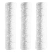Purificador de agua de 3 piezas, cartucho de filtro de cuerda enrollada de 10 pulgadas, 5 micras, filtro de algodón PP - details 0