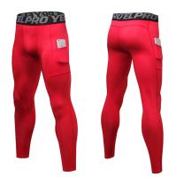 Mallas de compresión para hombre, medias deportivas secas y frescas para correr, pantalones de ciclismo con parte inferior de capa Base para entrenamiento, entrenamiento atlético, gimnasio - details 12