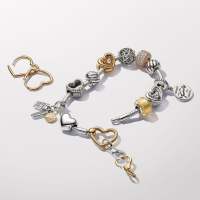 Pulsera PANDORA de Cadena de Serpiente con Cierre de Corazón - Pandora Moments, Joyería de Moda y Elegante para Mujeres - details 0