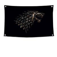 Bandera De Poliéster Stark Con Cuatro Agujeros Para Decoración Exterior Aesthetic Room Decor Material De Palo De Bambú - details 5