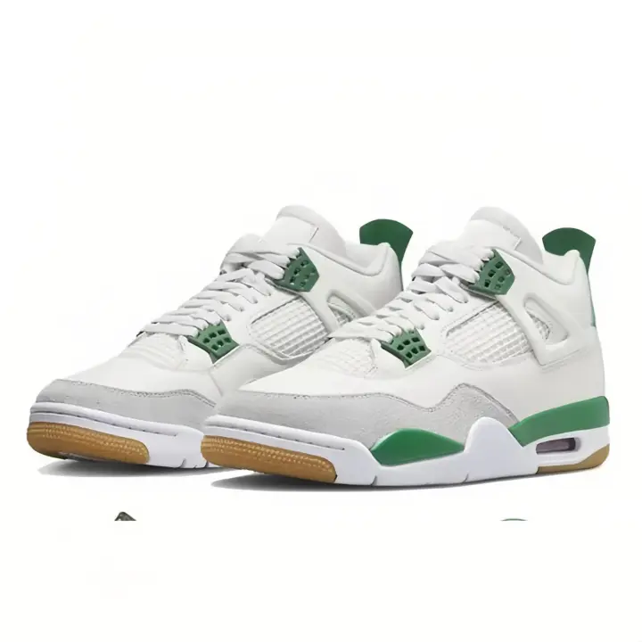 basketball White Breathable Flat Walking Trainers Casual Sneakers 4s Women Outdoor Running Shoes  Designer  Men Sports shoes - 1