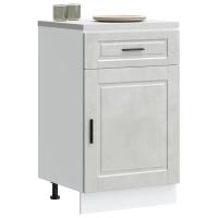 vidaXL Mueble bajo de cocina porto roble artesano madera reconstituida en color Roble artisan/Negro/Marrón roble y más | almacenamiento funcional diseño moderno para baño dormitorio sala - details 3