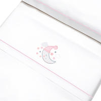 Juego de Sábanas 100 % Algodón para Cuna 60 X 120 CM ( Bajera + encimera + Funda de Almohada ) Fafricado en España - details 3