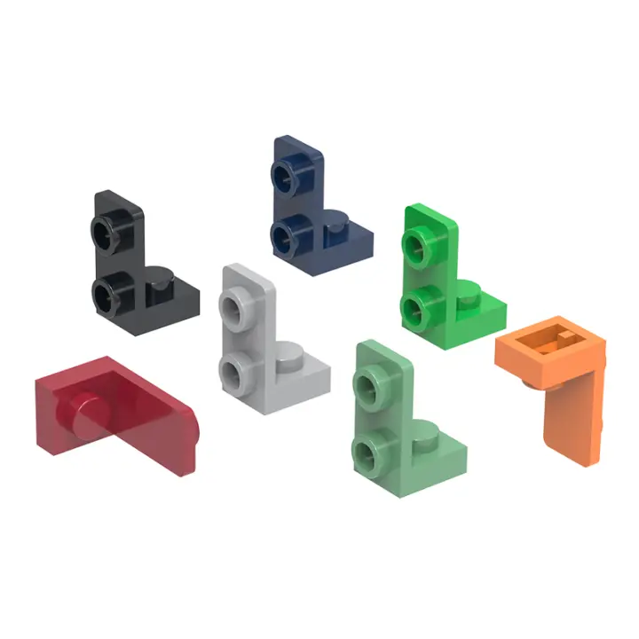 Bloques De Construcción Compatible Con Legos Wange253Pcs/Lot 73825 Bracket 1x1-1x2 Juguetes Para Niños Caja De Regalo De Bloques De Construcción Pequeños Material ABS - 1